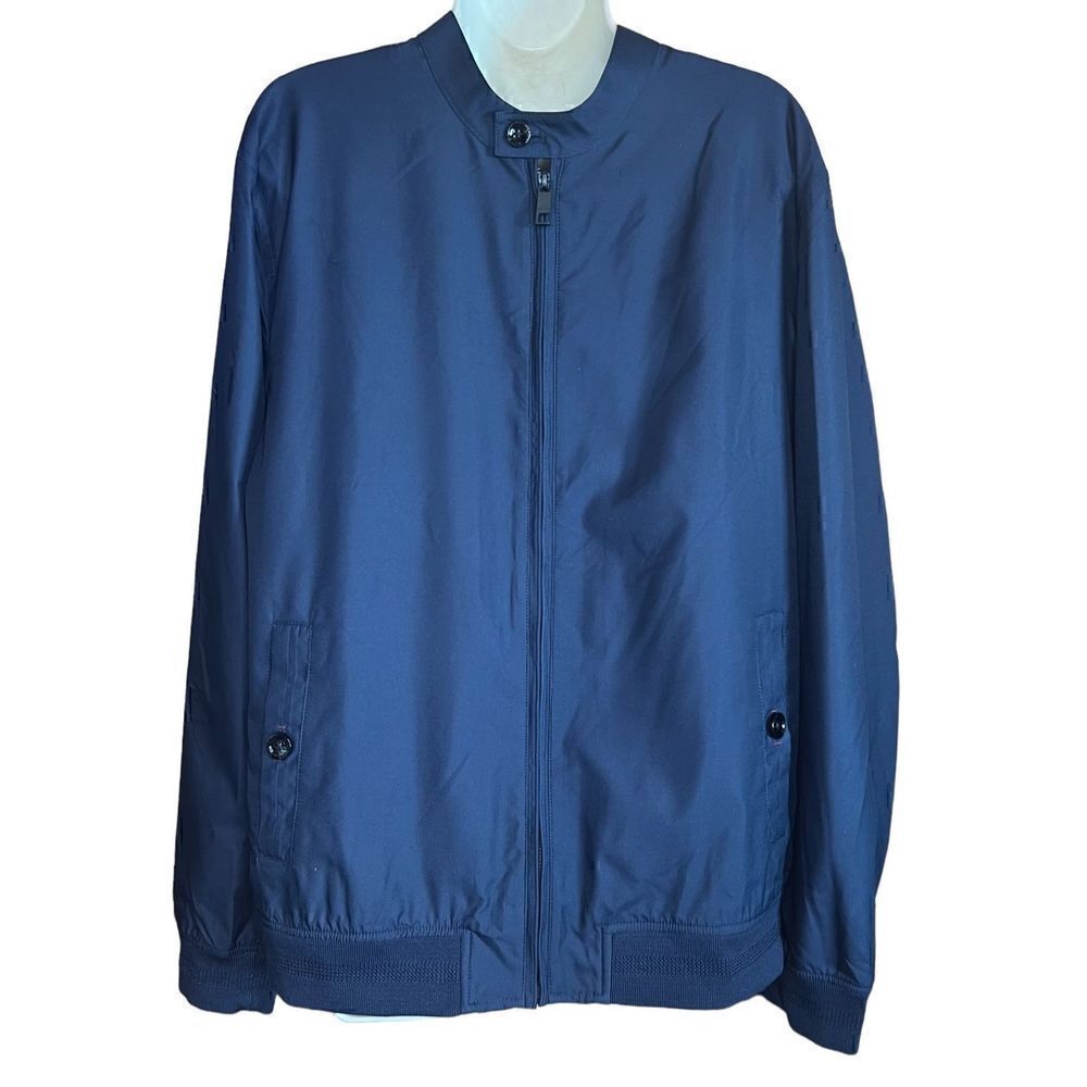 Ted Baker Water Resistant Navy SlimFitBomber Jacket NWT Size 4
